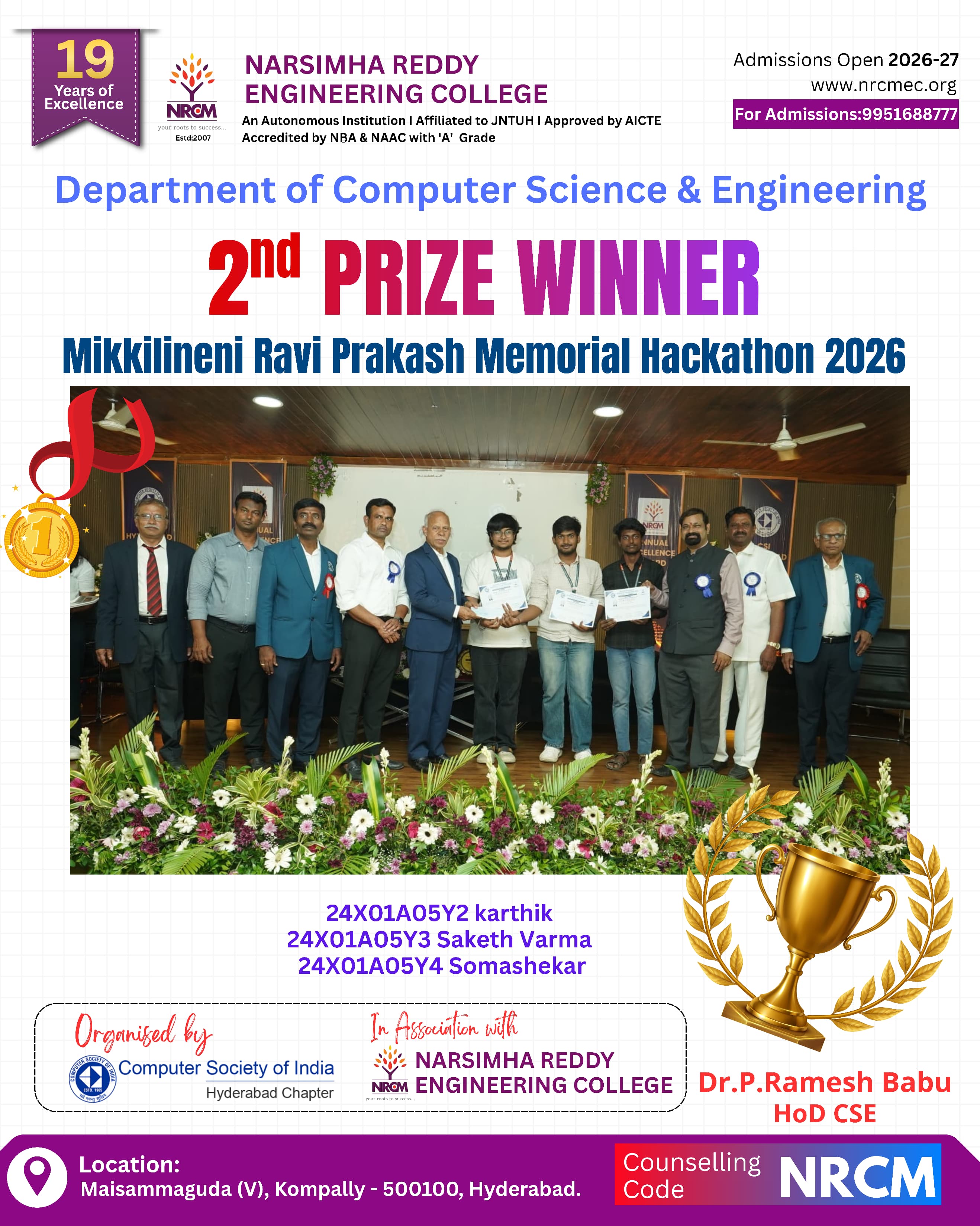 MIKKILINENI RAVIPRAKSAH MEMORIAL HACKATHON 2026
