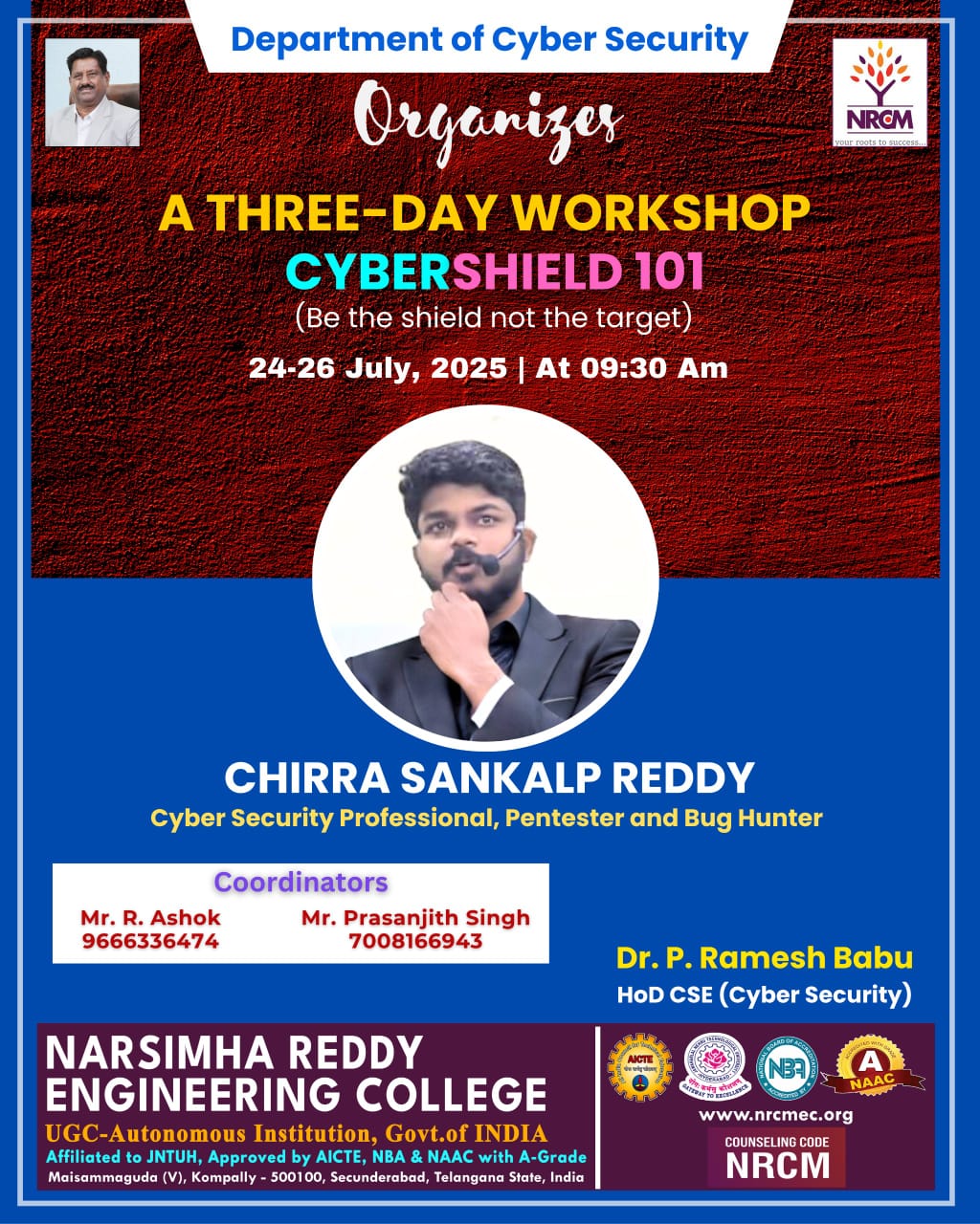3-Day Workshop on CyberShield 101