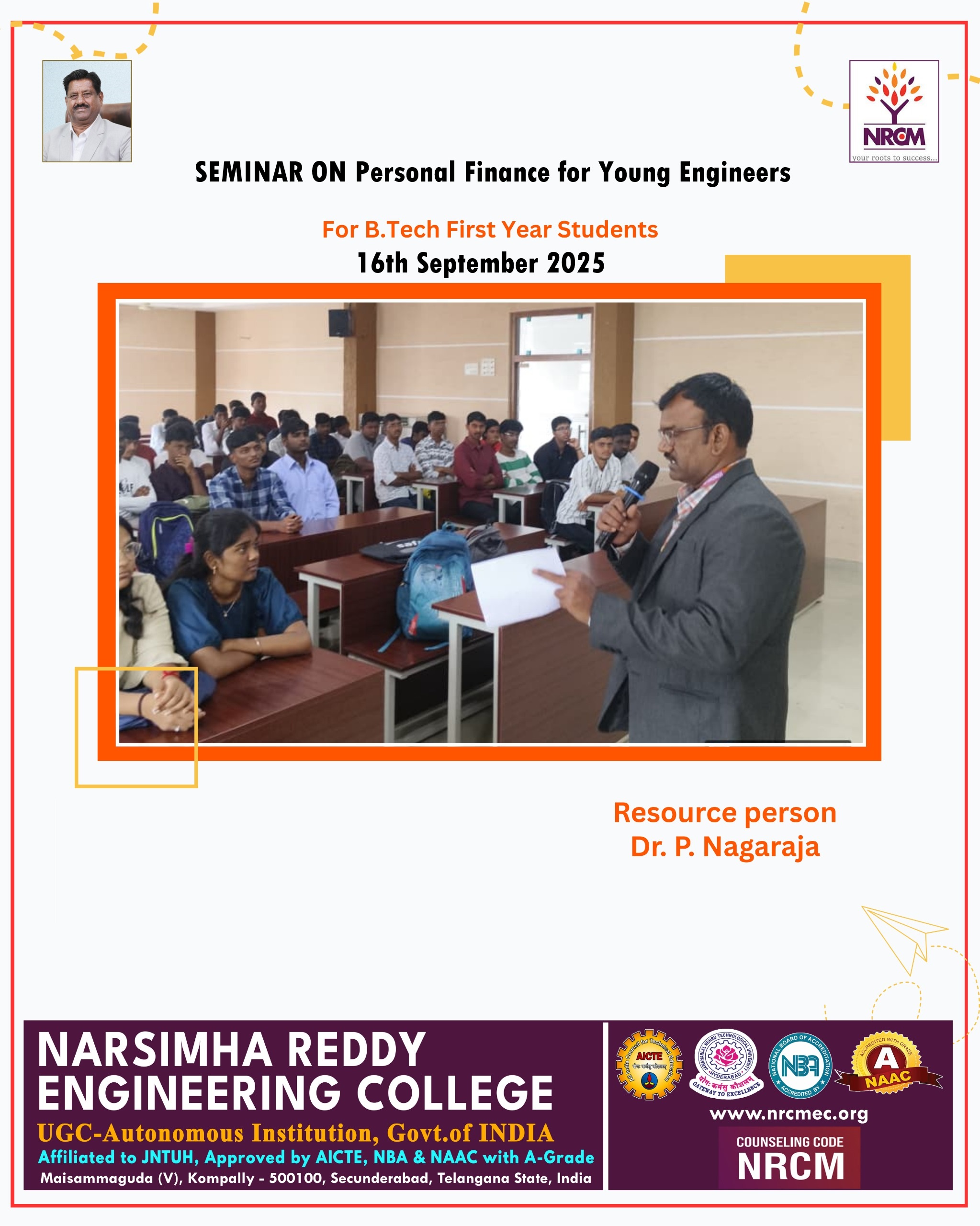 Personal Finance for Young Engineers seminar