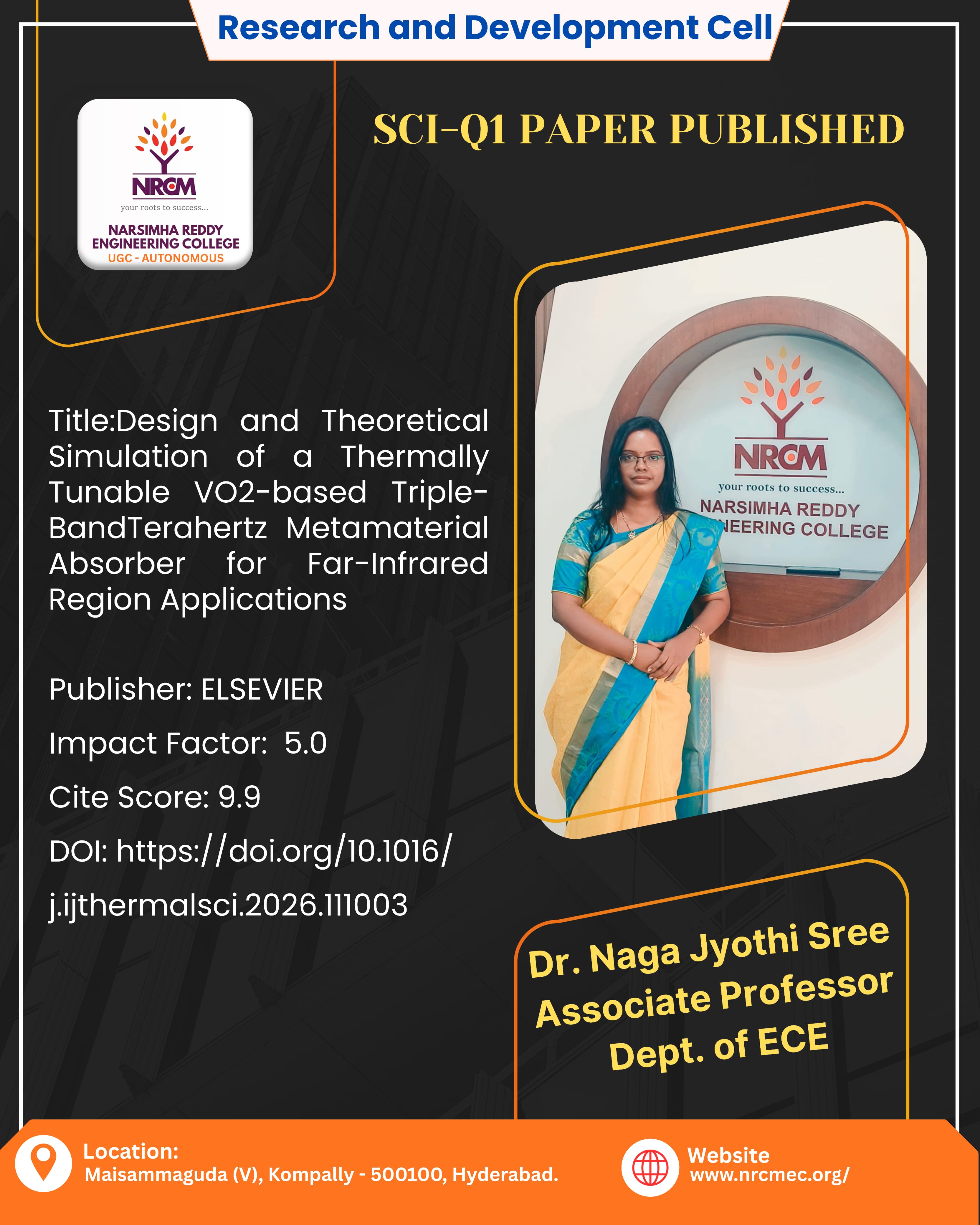 Faculty Achievements 2026